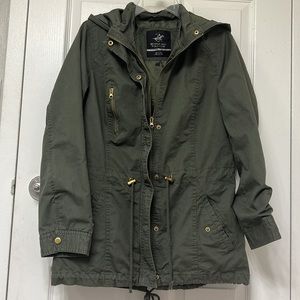 Olive green coat